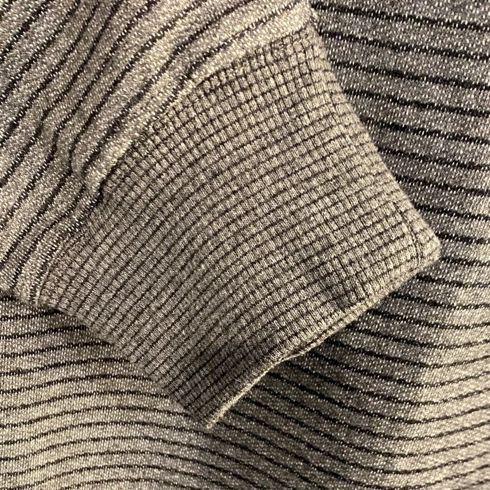 Preppy Fleece Crewneck Sweater Recycled Cotton Sustainable Charcoal Gray Medium